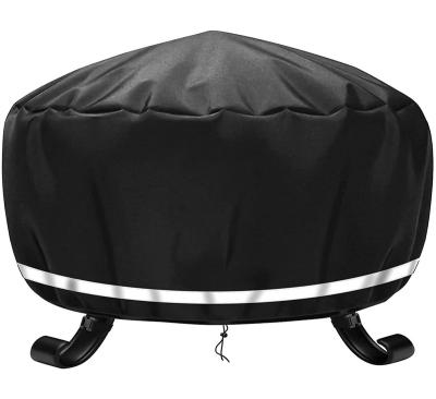 China Stocked Fire Bowl Cover for Garden, Patio and Balcony, 420D Oxford Fabric Cover for Fire Barrel and Fire Basket Fire Pit for sale