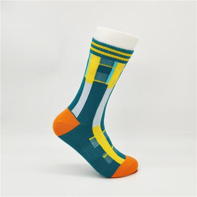 China China High Quality Sporty Manufacturer Men 'S Football Happy Socks Logo Customize for sale