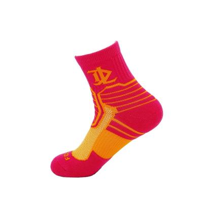 China Sporty High Quality Fast Delivery Pink Woman Tube Crew Socks Fancy Women Rise Socks for sale