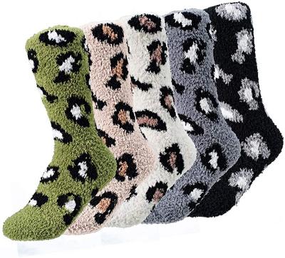 China Fashion Breathable Cute Women's Fuzzy Socks Soft Warm Cozy Winter Christmas Fluffy Socks for sale