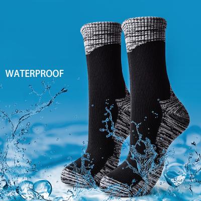 China Custom Logo Socks Winter Outdoor Windproof Cotton Waterproof Breathable Sports Sock Waterproof Men Women for sale