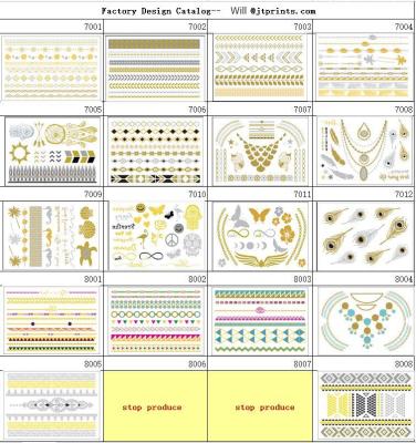 China De Tatoegeringsstickers van het douane Gouden Lichaam Te koop