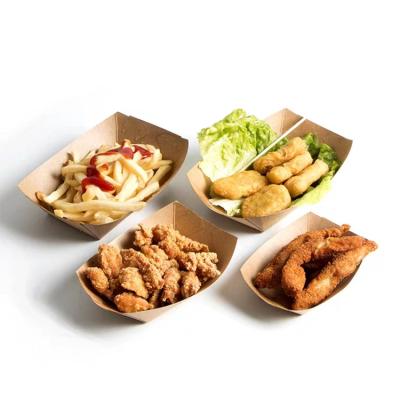 China Disposable Fast Food Paper Box Store For French Fries for sale