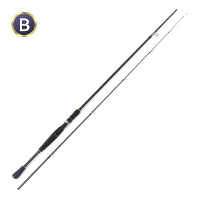 China Cheap 24ton 2.1m Carbon Fishing Rod 15-40g MH 2 Section Lure Spinning Fishing Rod for sale