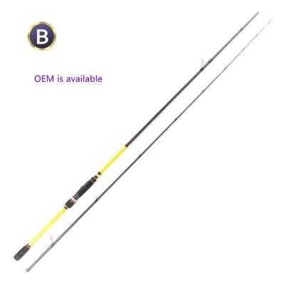 China Fishing Rod 0-8g Carbon Customized Solid Rod Building 1.98m Carbon Fiber Spinning Tip Light Squid Lure Rod for sale