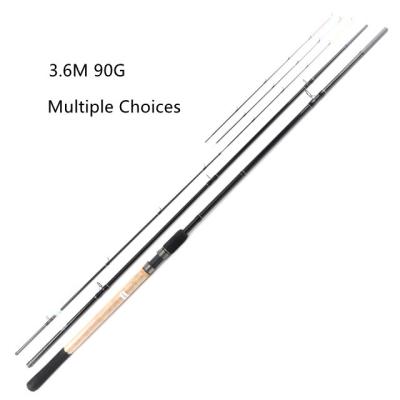 China Wholesale Cheap Carbon Fiber 3+3 Soft Conductor Carbon Fishing Rod Sections 3.6m 90g for sale