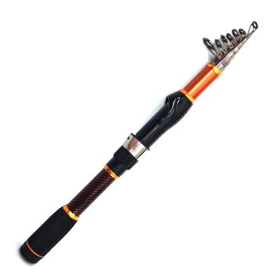 China 1.8m 15-45g Glass Cheap Fiberglass Fishing Rod Telescopic Rod for sale