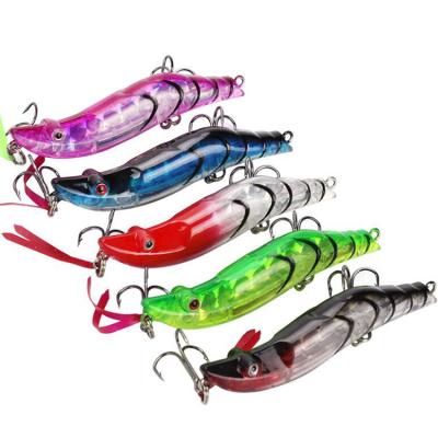 China ABS Shrimp Jig Squid Fishing Spoon Silicone Bait Wobbler Lure Minnow Tackle Lead Lie Plopper 8cm Spinnerbait for sale