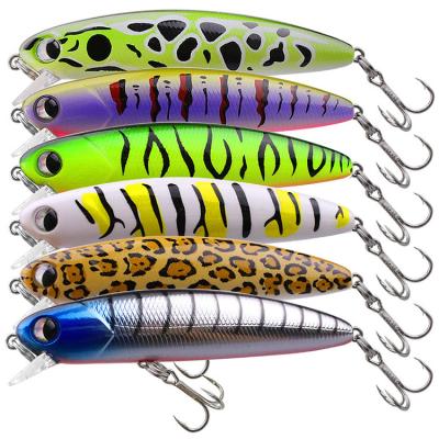 China ABS Plastic Lures Fishing Wholesale 80mm Sinking Minnow 13g Lures PESCA Hard Bait Beach Bass Fishing for sale