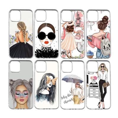 China Custom Good Quality Eco-friendly Silicone Cell Phone Case For Iphone SE 5S 6s 7 13 8 11 12 Mini Pro Max Fashionable Girls Plus for sale