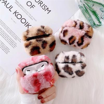 China Warm Plush Furry Airpods Case Winter Blurry Furry Lovely Fuzzy Plush Silicone Earphone Case Furry For Airpods 1 pro 2 cover box for sale