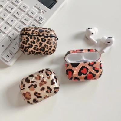 China Protective Leopard Airpods Case Leopard Case For AirPods Pro Wireless Headphone Cover Three Generations for sale