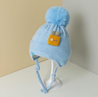 China Girls Breathable And Windproof Popular Winter And Autumn Knitted Baby Boy Hats Hat for sale