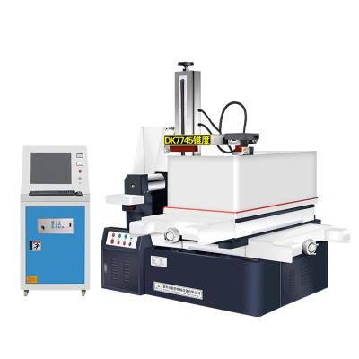 China Building Material Shops EDM Machine DK7745 CNC Wire High Speed ​​Wirecut Cutting Machine for sale