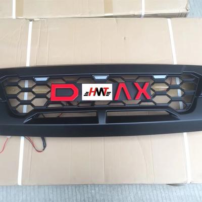 China Decoration+Protection GOOD QUALITY PICKUP TRUCK EXTERIOR ACCESSORIES FRONT GRILL FIT FOR ISUZU D-MAX 2016-2018 WITH LED LIGHT for sale