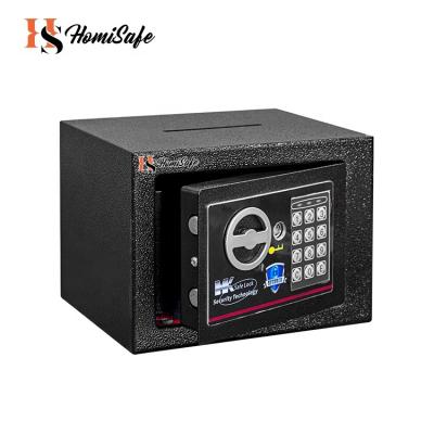 China Home Office Mini Portable Electronic Digital Money Box Homisafe Factory Supply Safe Box Safe Box for sale