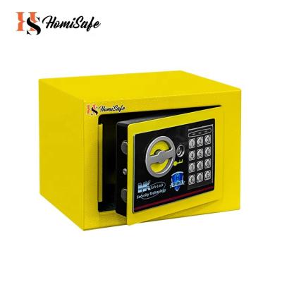 China Homisafe Hot Selling Home Office Hotel Security Mini Metal Jewelry Electronic Money Secret House Safe Box for sale