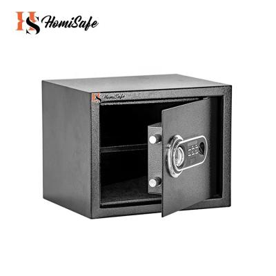 China Home Office Hotel Security Homisafe Wall Metal Security Wholesale Silver Hidden Fingerprint Safe Mini Safe for sale