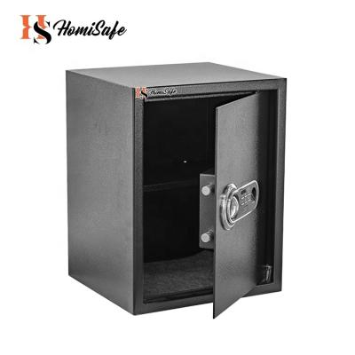 China Home Office Hotel Security Homisafe Factory Price Voucher Mini Metal Strong Steel Digital Home Silver Document Safe Box for sale