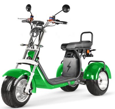 China Unisex Adult 4000w Electric Scooter Motorcycle With Seat 3 Wheels Powerful Citycoco Off Road Scooter for sale