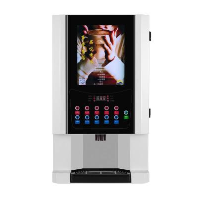 China Commercial Self Service Coffee Machine Qr Code Water Pump Table Top Full Automatic Bean To Cup Machine for sale