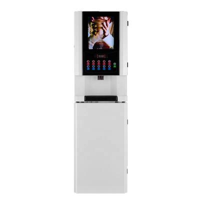 China Commercial Hot/Cold Coffee Vending Machine 4 Canisters Milk Automatic Electric Tea Beverage Dispenser Coffee Maker for sale