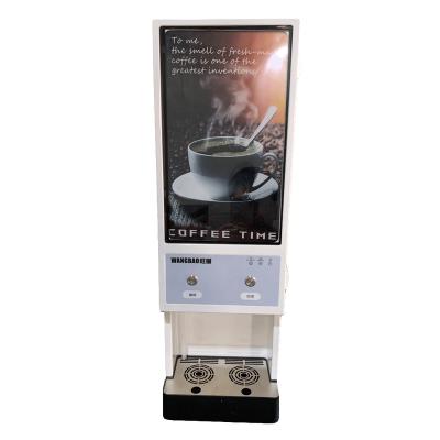 China Commercial Instant Two-Port Tea Powder Full Automatic Milk Coffee Maker Beverage Machine All-in-one Beverage Machine for sale