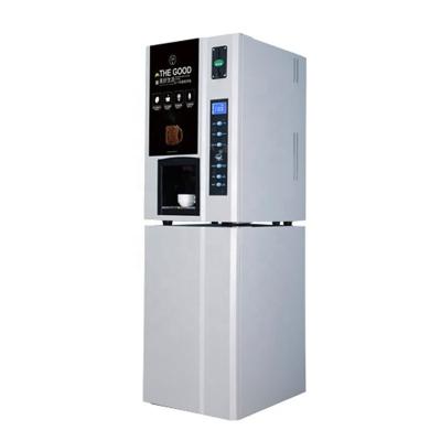 China Commercial Coin Operated Full Automatic Turkish Coffee Vending Machine Instant Coffee Milk Tea Machine for sale