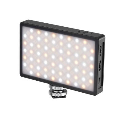 China High Quality Rechargeable 4400mAh Photography Lighting Portable Mini Camera LED Light with Soft Panel Light Square for sale