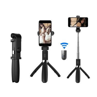 China Best Selling Stainless Steel+ABS Handheld Radio Selfie Mini Tripod Monopod Remote Stick For Universal Mobie Phone for sale