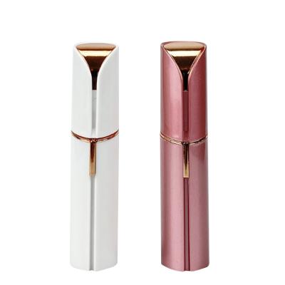 China Hot Selling Mini Lipstick Hair Remover Lady Facial Massager Electric Razor Lipstick Shaver Lady Portable Shaver for sale