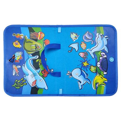 China Preschool Eductional Toys 25 in 1 Baby Activity Board Kid Sensory Educational Learning Toddler Montessori Felt Board Busy Animal for sale