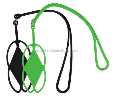 China 2018 Event Best Selling Smart Silicone Neck Strap Lanyard Mobile Phone Holder Phone Case With Lanyard for sale