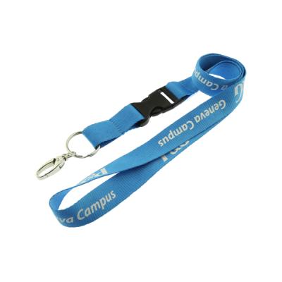 China Wholesale Event Neck Lanyard Custom Polyester Lanyard With Plastic Buckle for sale