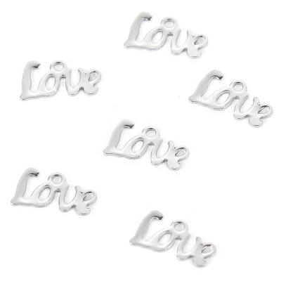 China CLASSIC New Stainless Steel Jewelry LOVE Charm Bracelet DIY Handmade Fashion Accessories for sale