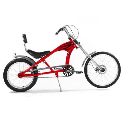 China Fashion style/aluminum alloy rim and 2022 fat tire style new bmx 2022 front disc rear V pedal/brake new fashionable single factory adult bicycle chopper gear china handle customized chopper bike for sale