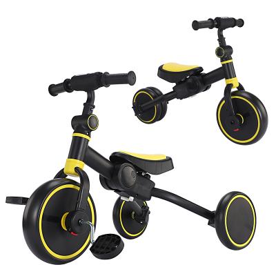 China Kids outdoor ride toys ina bicicleta 3 in 1 bicicleta de equilibrio 3 in 1 pedal folding tricycle bicycle for kids 3 wheel bicycle kids bicycles for sale