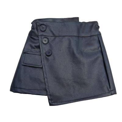 China Anti-wrinkle 2021 new summer fashionable leather skirts for kids girls with children set 3 8 years old for sale