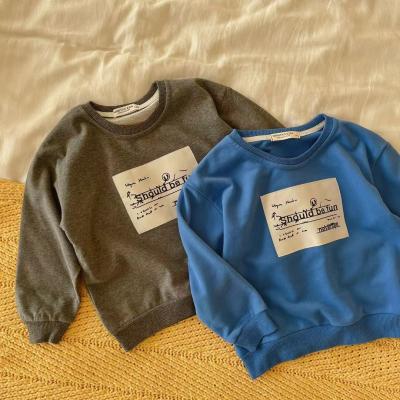 China Autumn Spring Girls Sweater Clothing Set Breathable Children Kids Teenager Color Cotton T-shirt Boys for sale