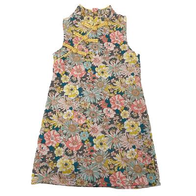 China 2021 Summer New Children's Dress Girls' Dress Washable Princess Dress Cheongsam Skirt Children's Wear for sale