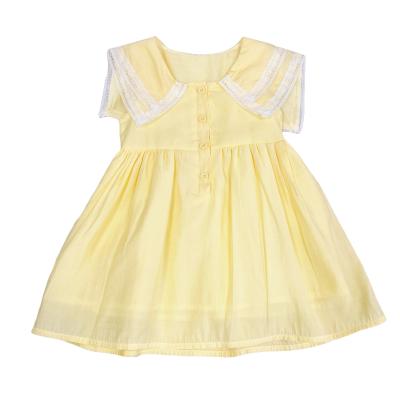 China Children's summer skirt fashion princess skirt lace little girls dress 2021 summer girls dress washable new for sale