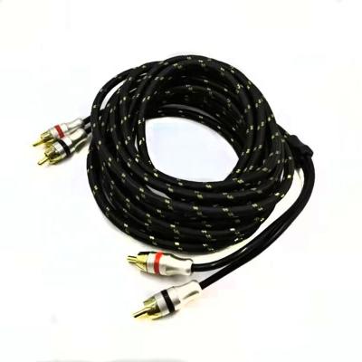 Chine 5.5mm Diamètre extérieur PVC Jacketed Car Audio câble RCA 2M-2M pour une performance haut de gamme à vendre