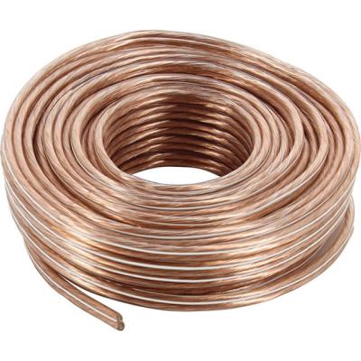 China 14 12 16AWG OFC Bare Copper High End Home Theater Audio Speaker Cable with Soft PVC Jacket for sale