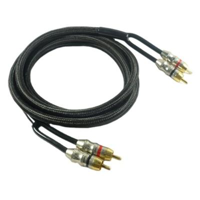 Cina PVC Jacket RCA Cable AV per audio auto e amplificatore audio domestico in vendita