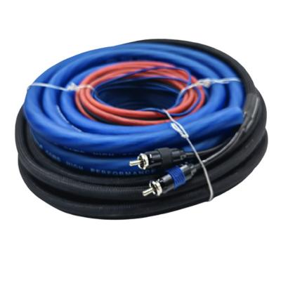 China Stock 0/2/4/8 Gauge OFC/CCA Car Audio Amplifier Wiring Cable Kits for Your Audio Needs for sale