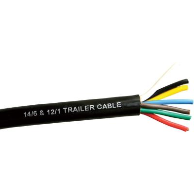 China Cables aislados de conductor de 14 ga para transmisión de señales de remolque en venta