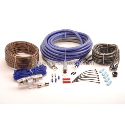 China Kit de cableado del sistema de audio para automóviles de baja tensión 4GA con opciones de color de cable personalizables en venta