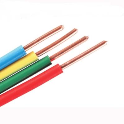 China BV RVV Copper Power Electrical Wire Cable with Stranded Conductor Type and PVC Jacket for sale