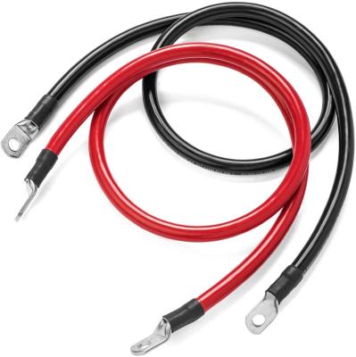 China 5/16 'Lug terminales 12 pulgadas de cobre enlatado batería Inverter cable para coche camión RV solar en venta