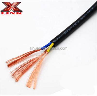 China 14AWG 16AWG 2.5mm 1.5mm 3 2 Core Stranded Copper Electric Cable With PVC Insulation for sale